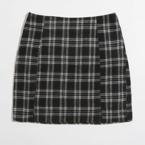 Shein slit tartan mini skirt (L)
